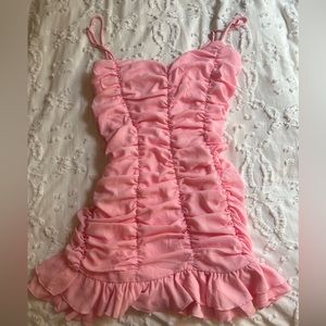 Lucy in the Sky pink ruffle dress 🎀